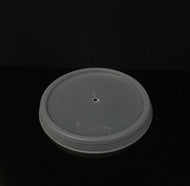 TAPA PLANA ENVASE UNICEL 4OZ CON RESPIRADERO (1000 PIEZAS)