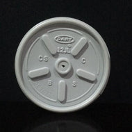 TAPA PLANA VASO UNICEL 12OZ CON RESPIRADERO (1000 PIEZAS)