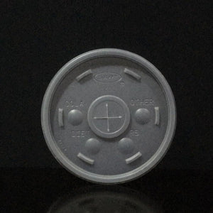 TAPA PLANA VASO UNICEL 12OZ CON ORIFICIO (1000 PIEZAS)